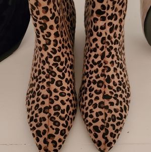 Tiger Print ankle boots size 12